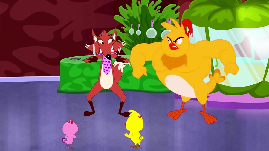 کارتون شاد جوجه کوچولوها و روباه بدجنس - قسمت 17